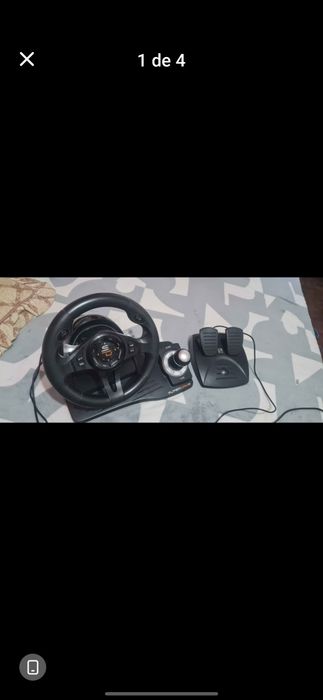 Volante +pedal para ps4
