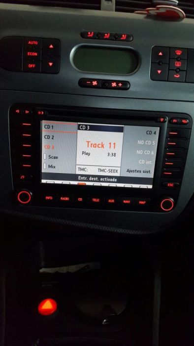 Rádio mfd2 de origem Seat Leon 1p