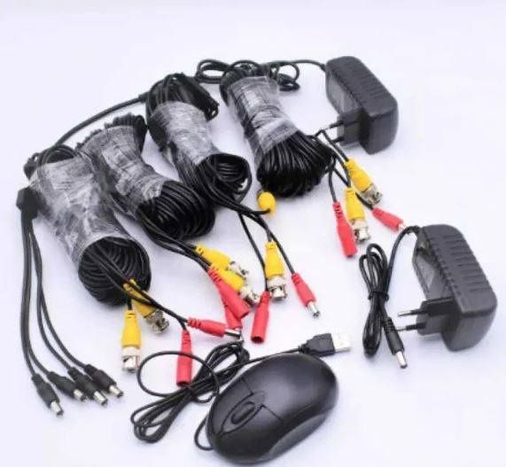 Zestaw monitoring 4 kamery