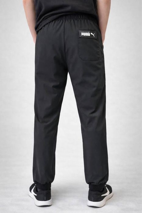 Чоловічі весняно-літні штани Puma чорні Туреччина легкі дихаючі.