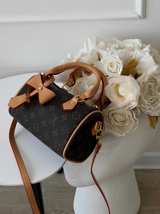 Сумка кросс-боди Louis Vuitton Nano Speedy Луи Витон через плече