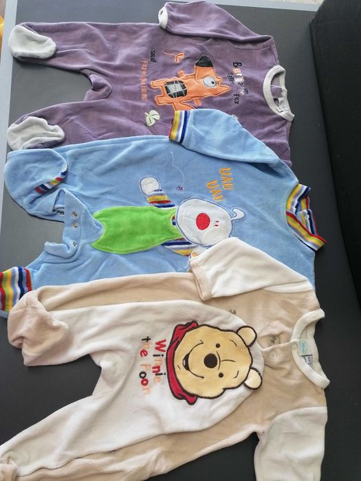 Babygrow de inverno para menino 0-6m