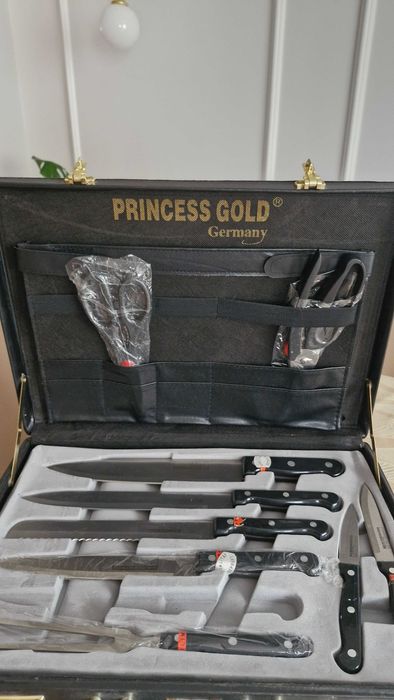 Komplet noży noże Princess Gold Germany