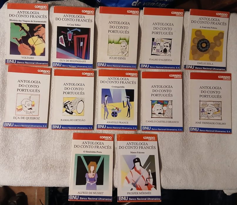 Coleção Livros Antologia do Conto Português e do Conto Francês