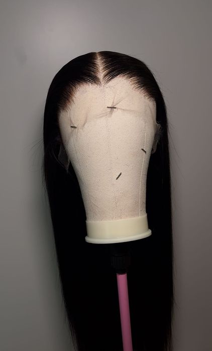 Professional frontal lace installation+ Raw human hair wigs and bundle