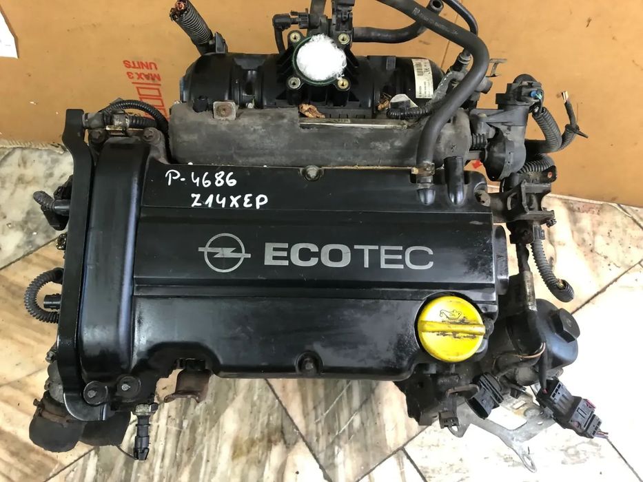 Silnik Benzynowy Kompletny Słupek Z14XEP Opel Corsa C 1.4 16V 90 KM- Gwarancja Wysyłka