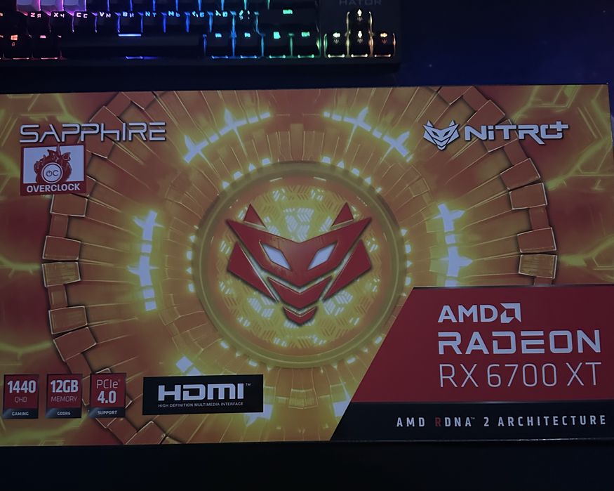 Відеокарта Sapphire Nitro+ RX 6700XT/12 GB/GDDR6(Samsung)