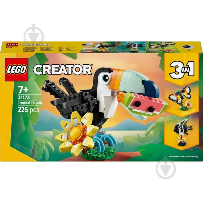 Конструктор LEGO Creator Дикі тварини: тропічний тукан (31173)
