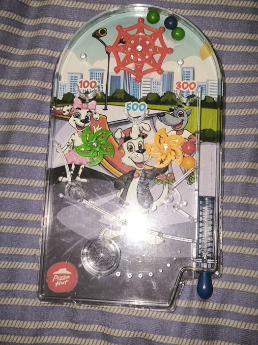 Mini Pinball Pizza Hut Vintage Colecionável Jogo Promocional