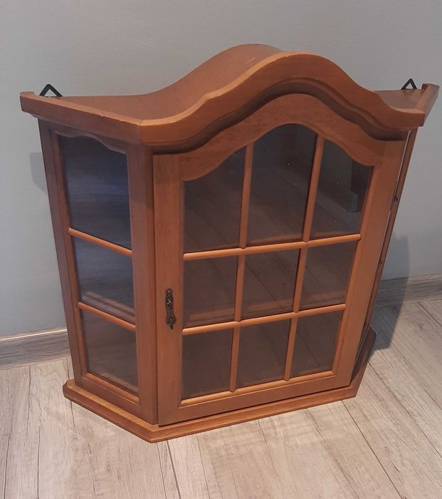 Gablotka drewniana antyk