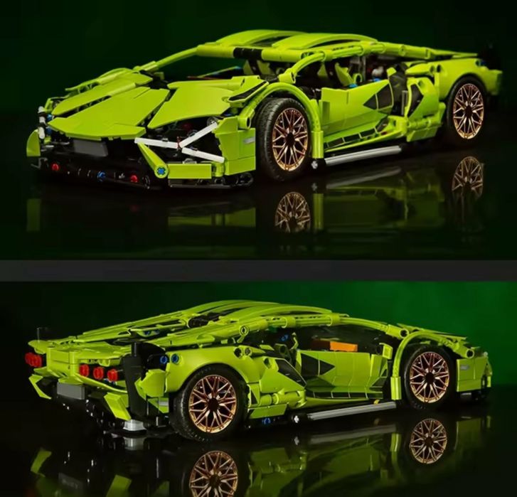 Конструктор 1в1 Lego Technic Lamborghini Sian с Управлением 1280+ шт