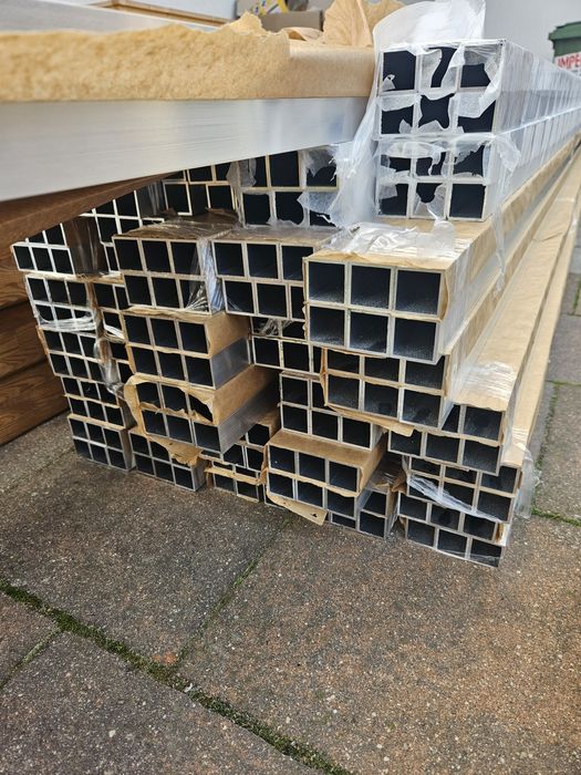 Profil/legar aluminiowy 30x30x4000 mm pod deski tarasowe ilość 100 szt