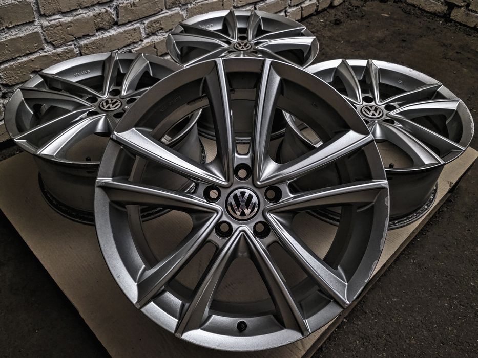 R18 5x112 | Original | Germany | Volkswagen/Audi/Skoda/Seat/Cupra.. | VAG | Рідна фарба, ідеальний технічний стан, без дефектів | Преміум диски | 4шт