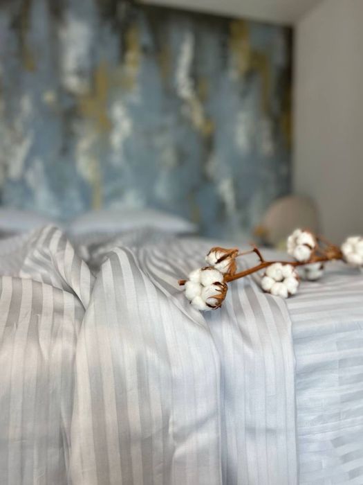 Постільна білизна (страйп-сатин) Безкоштовна доставка