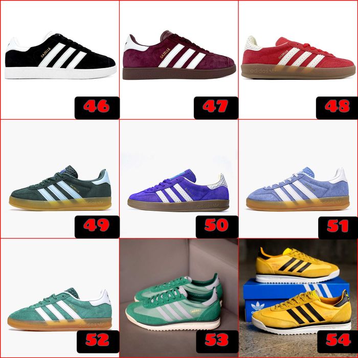 ‼️Кросівки Adidas Samba / Superstar / Gazelle / SL'72 | Розміри 36 - 45 | Унісекс | Відправлення щодня
