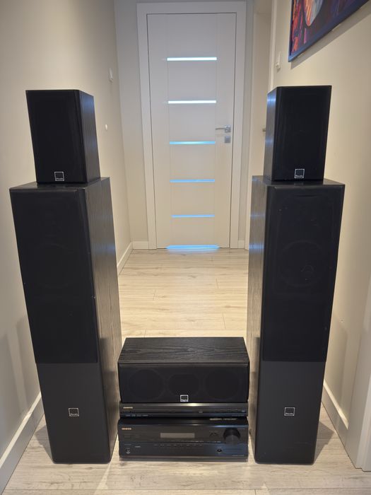 Zestaw kina domowego Onkyo TX-SR308 + M-Audio 5.0 + DVD