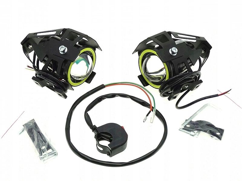 Halogeny Led Lampy Dalekosiężne Oring Dwie Sztuki