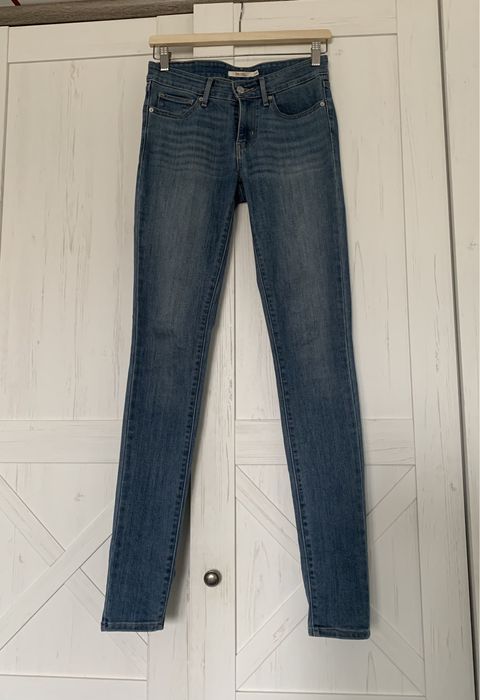 Spodnie Levis jeansowe rurki elastyczne XS/S