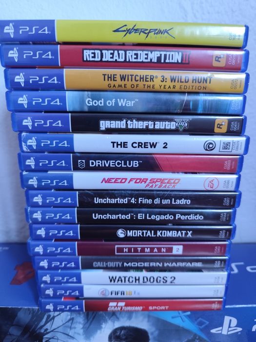 Vendo 16 jogos PS4 (valor negociável)