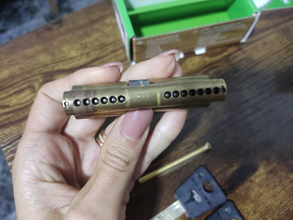 Cilindro de porta, fechadura de alta segurança, anti panico