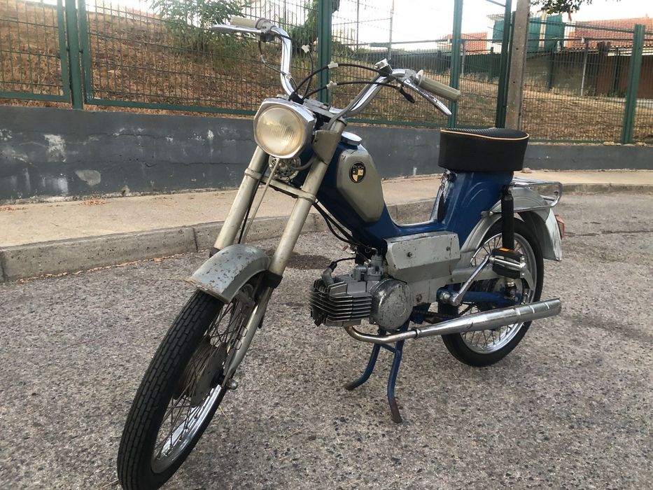 Puch ciclomotor com pedais 50cc anos 70 P/fixo
