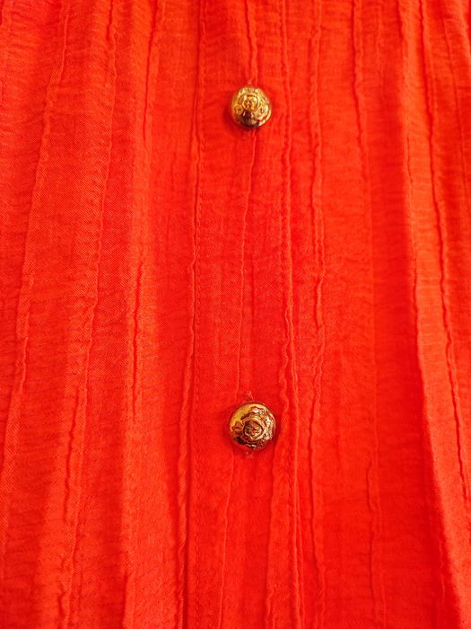 Cudna koralowa koszula lato XXL wiskoza plus size