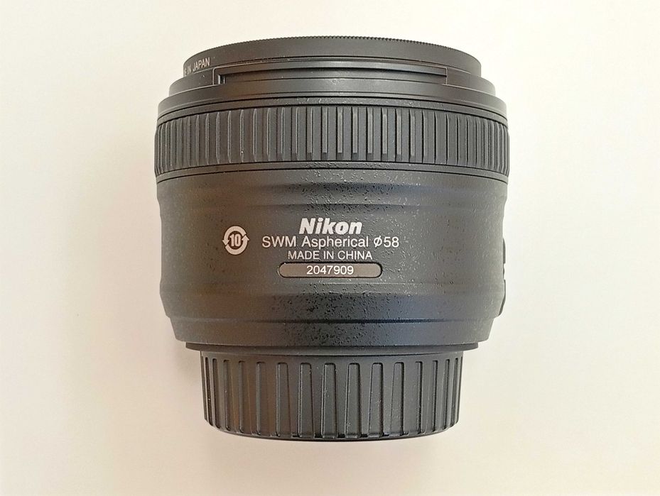 Objetiva fotográfica Nikon AF-S Nikkor 50/1.8G