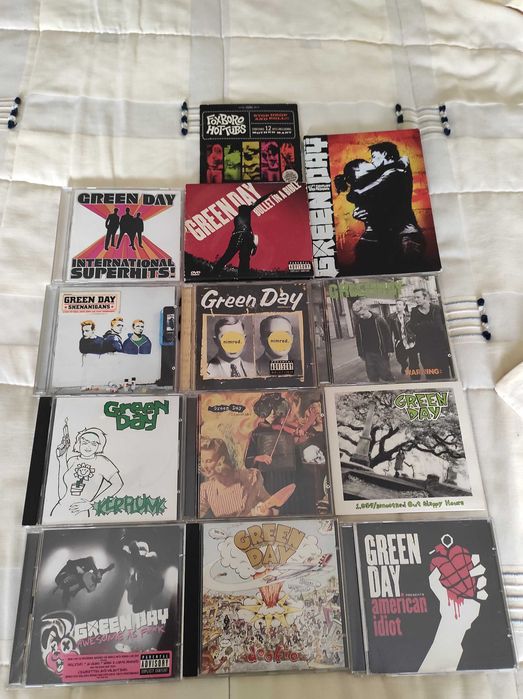Conjunto de CD's dos Green Day