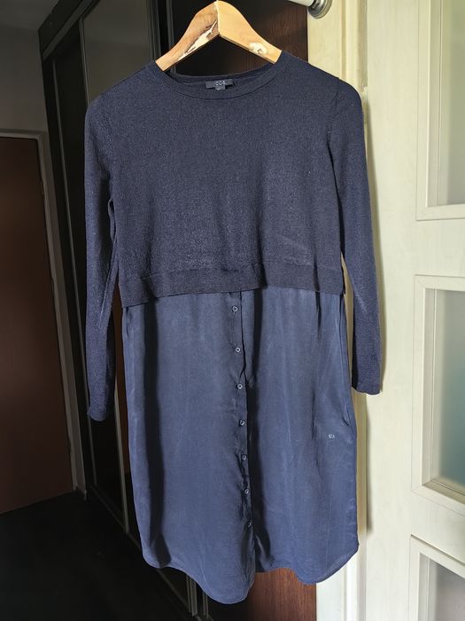 Śliczna, uniwersalna sukienka, COS, r. 36