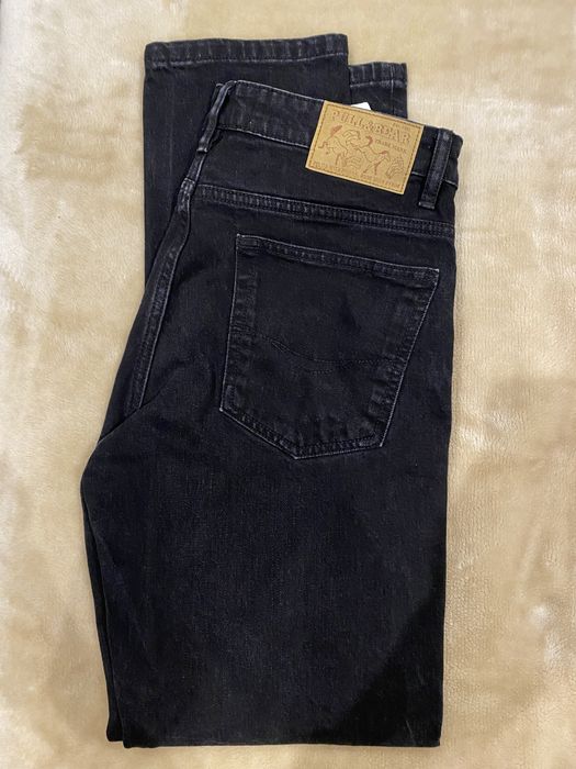 Calças Pretas Pull and Bear64750727052673120