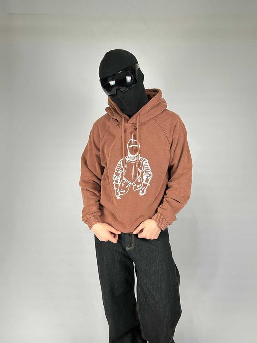 Худі Number (N)ine Knight теракотовий худи терракотовый кофта skinny