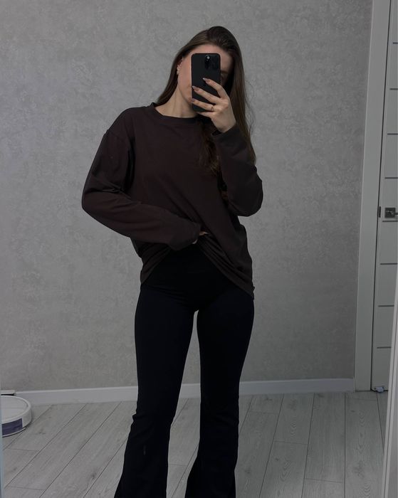 Лонгслів жіночий оверсайз новий в 4 кольорах базовий на весну