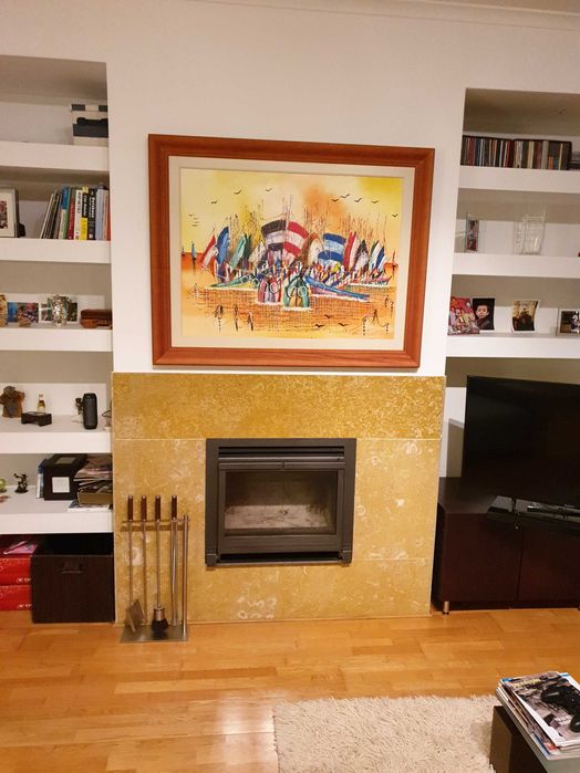 Quadro contemporaneo barcos