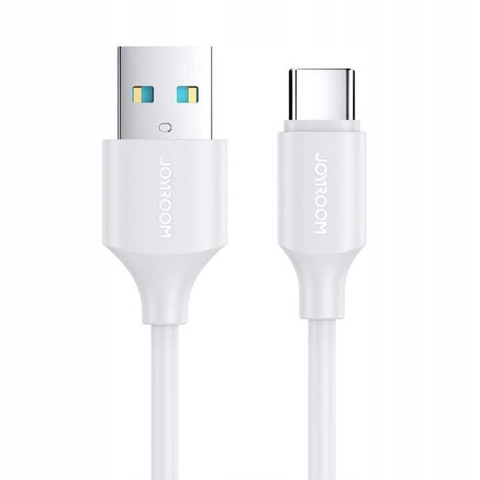 Joyroom kabel USB - USB Typ C 3A krótki 25 cm biały