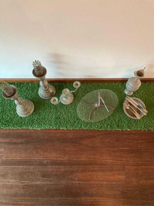 Conjunto de peças de decoração de casquinha