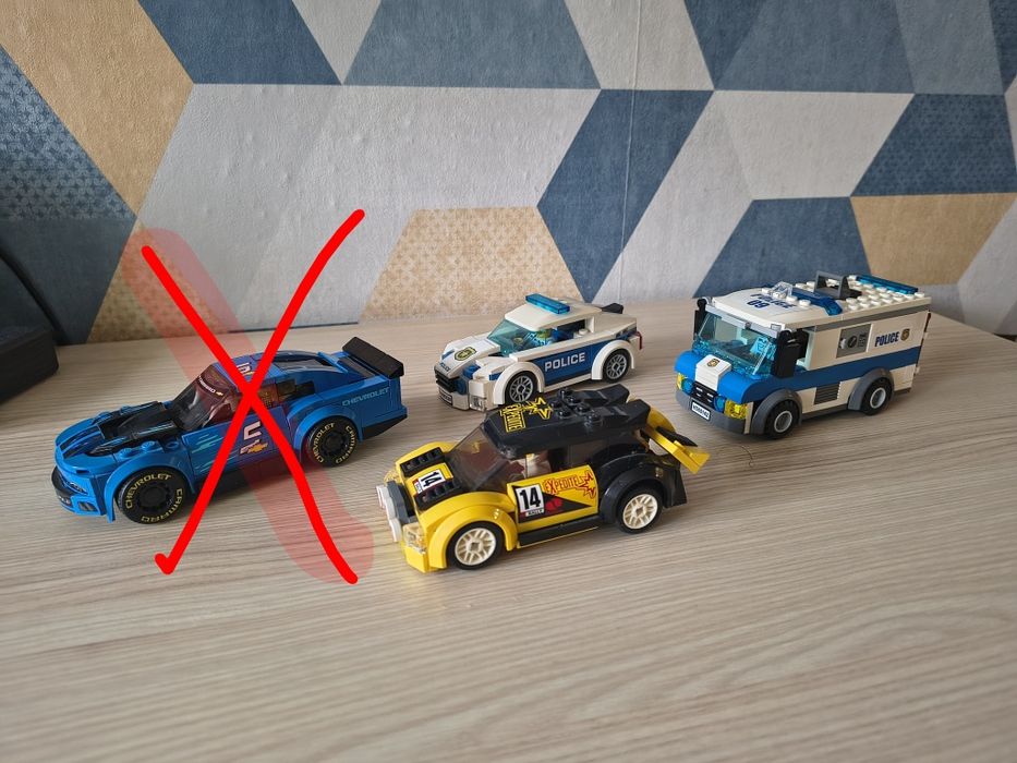 LEGO 3 zestawy aut