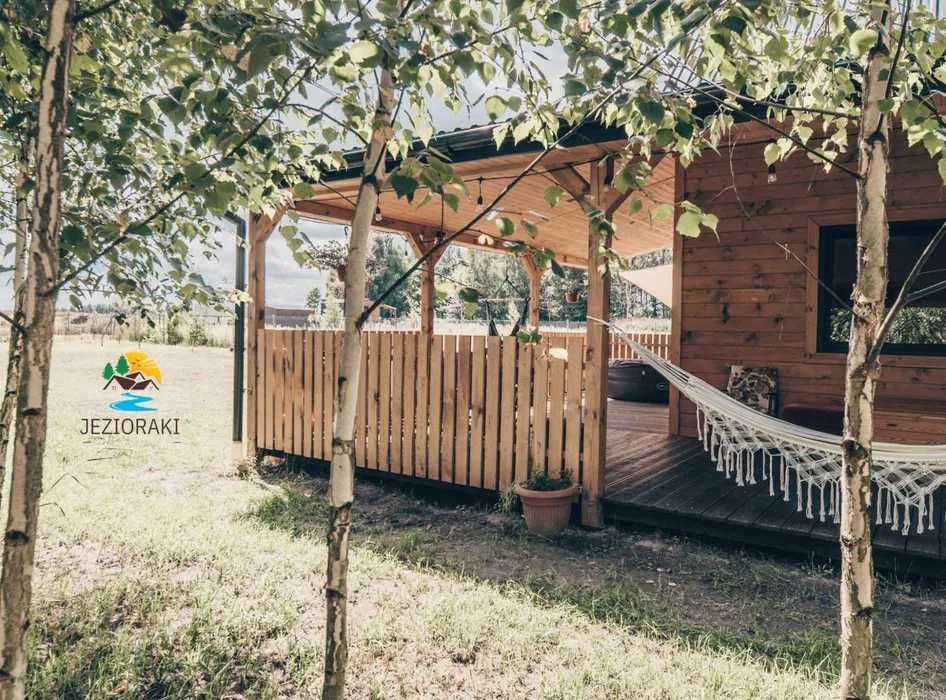 WYJĄTKOWY domek z jacuzzi 500 m od jeziora, Nowa Jedlanka JEZIORAKI