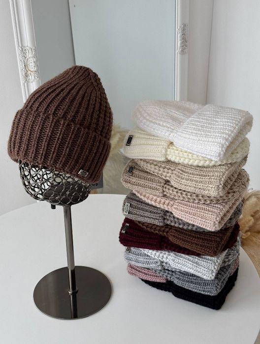 Шапка жіноча тепла фліс 14 кольорів/Шапка женская теплая флис