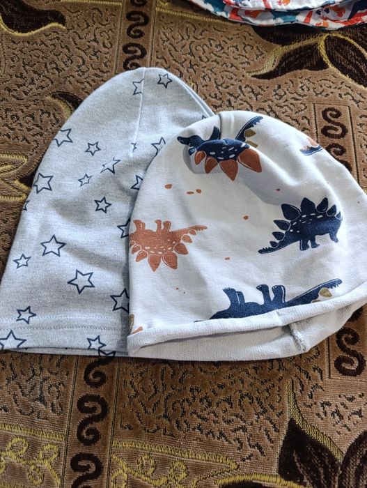 2шапочки, котон, 52р