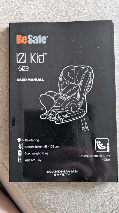 Cadeira Auto Izi Kid X3 I Size Besafe