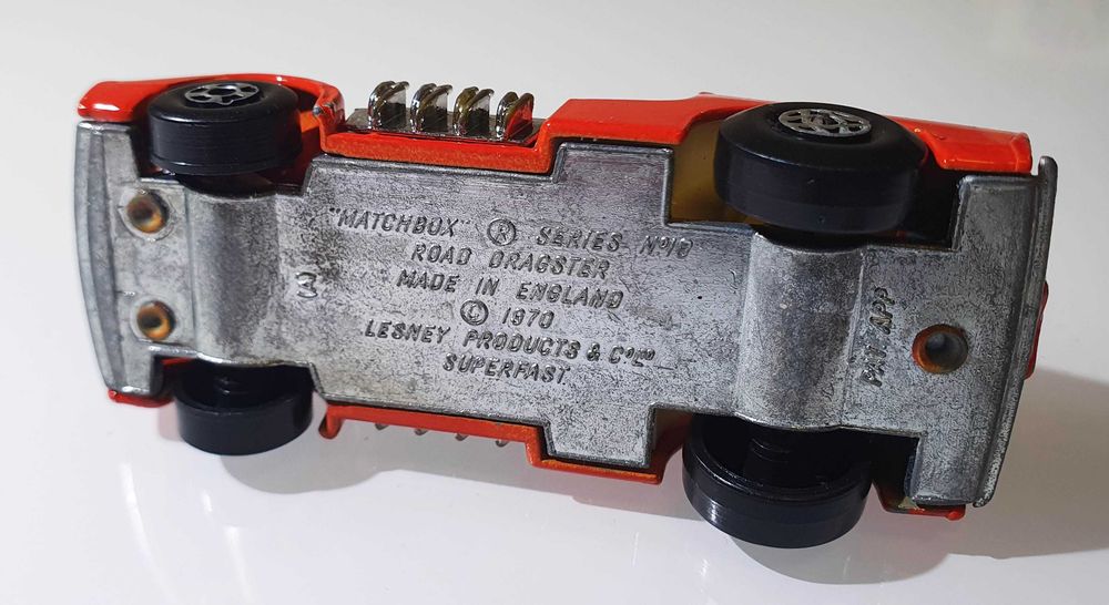 Antiga Miniatura ~ "ROAD DRAGSTER" ~ Matchbox ~ sem Caixa ~ 1970
