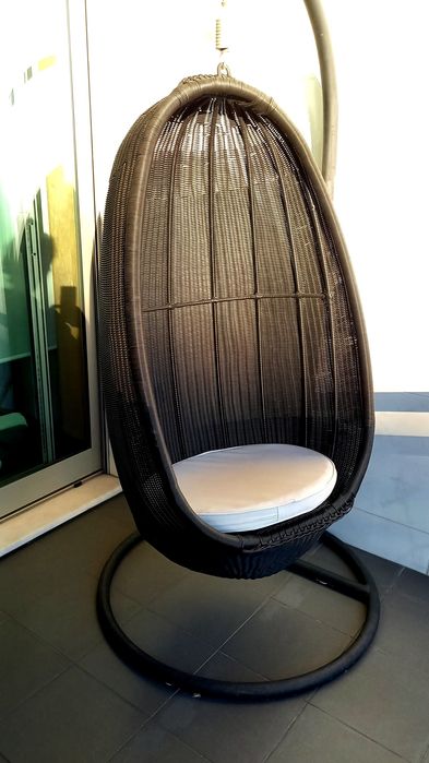 Cadeira Baloiço Suspensa EGG Varanda / Jardim