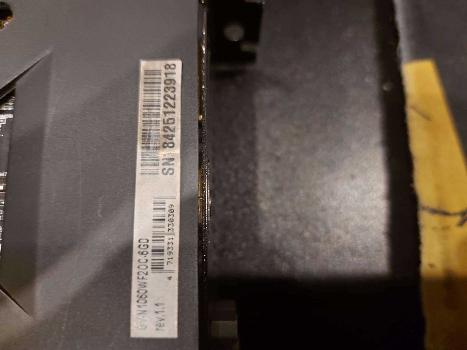 GTX 1060 6gb z pudełkiem