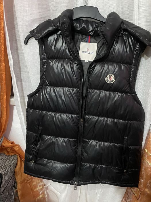 Moncler Gilet Colete Acolchoado Preto – Excelente Estado – Tamanho S