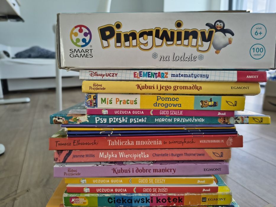 Mix książek dla młodszych dzieci