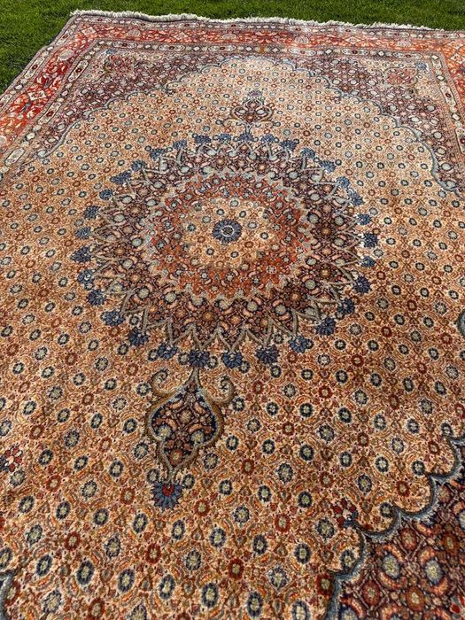 Dywan perski r. tkany kaszmirowy + jedwab Iran Moud 300x200 gal. 18tyś