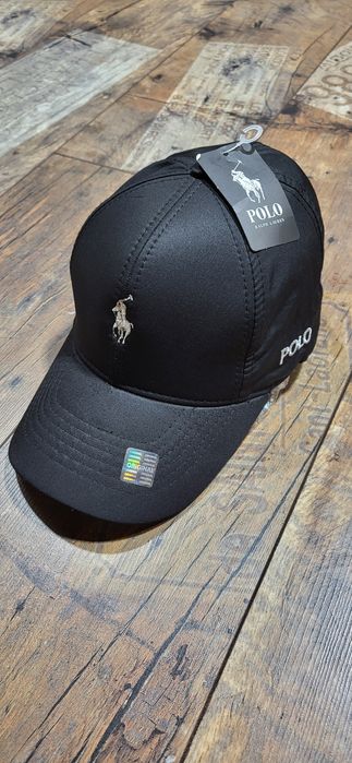 Czarna czapka z daszkiem unisex damska męska uni