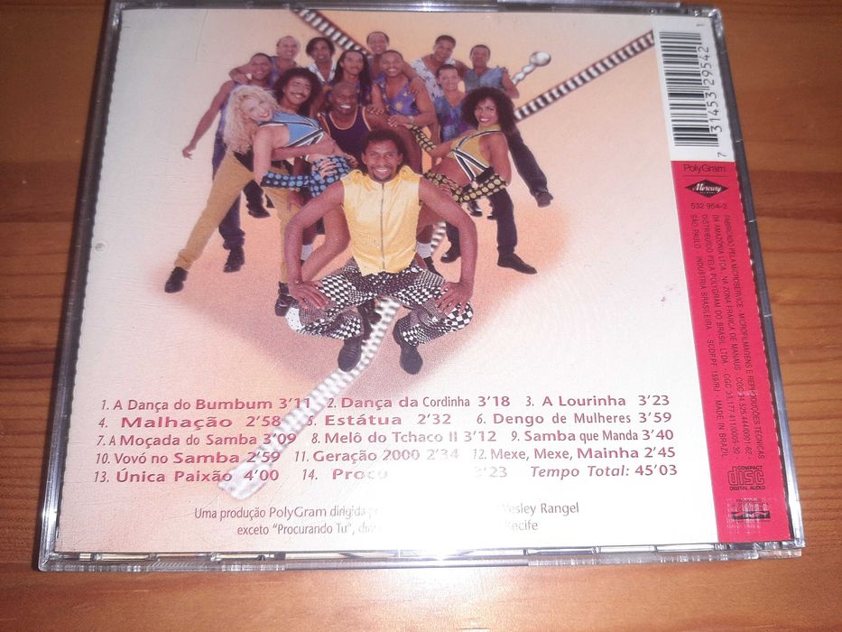 CD É  O Tchan - Na Cabeça e na Cintura