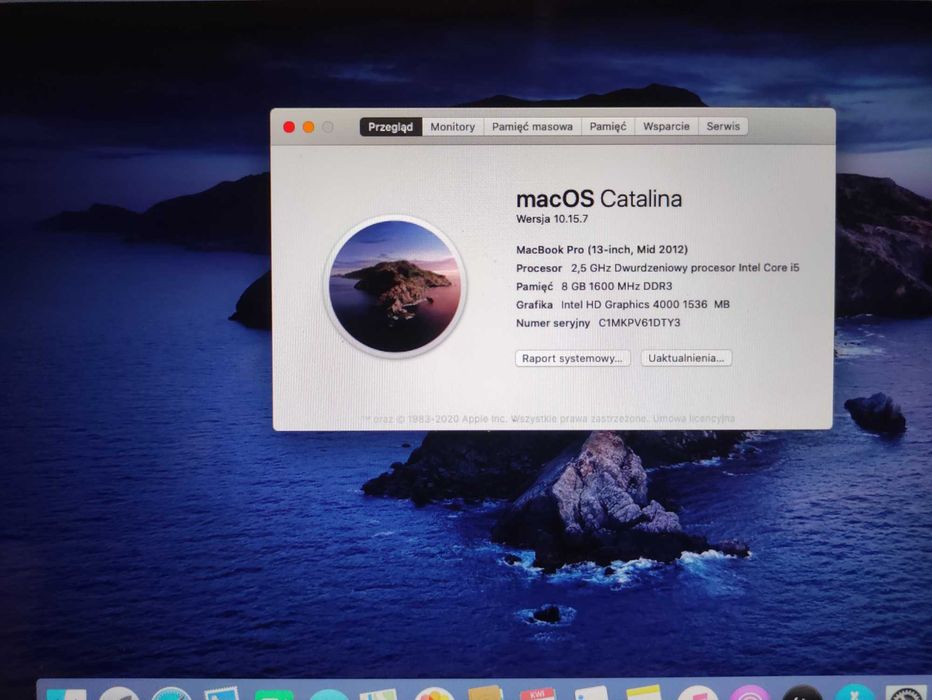 Laptop MacBook Pro A1278 i5 2012