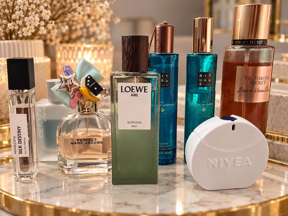 Zestaw Perfum Loewe, Nivea, Jimmy Choo, Rituals, Victoria Secret, Mark Jacobs
